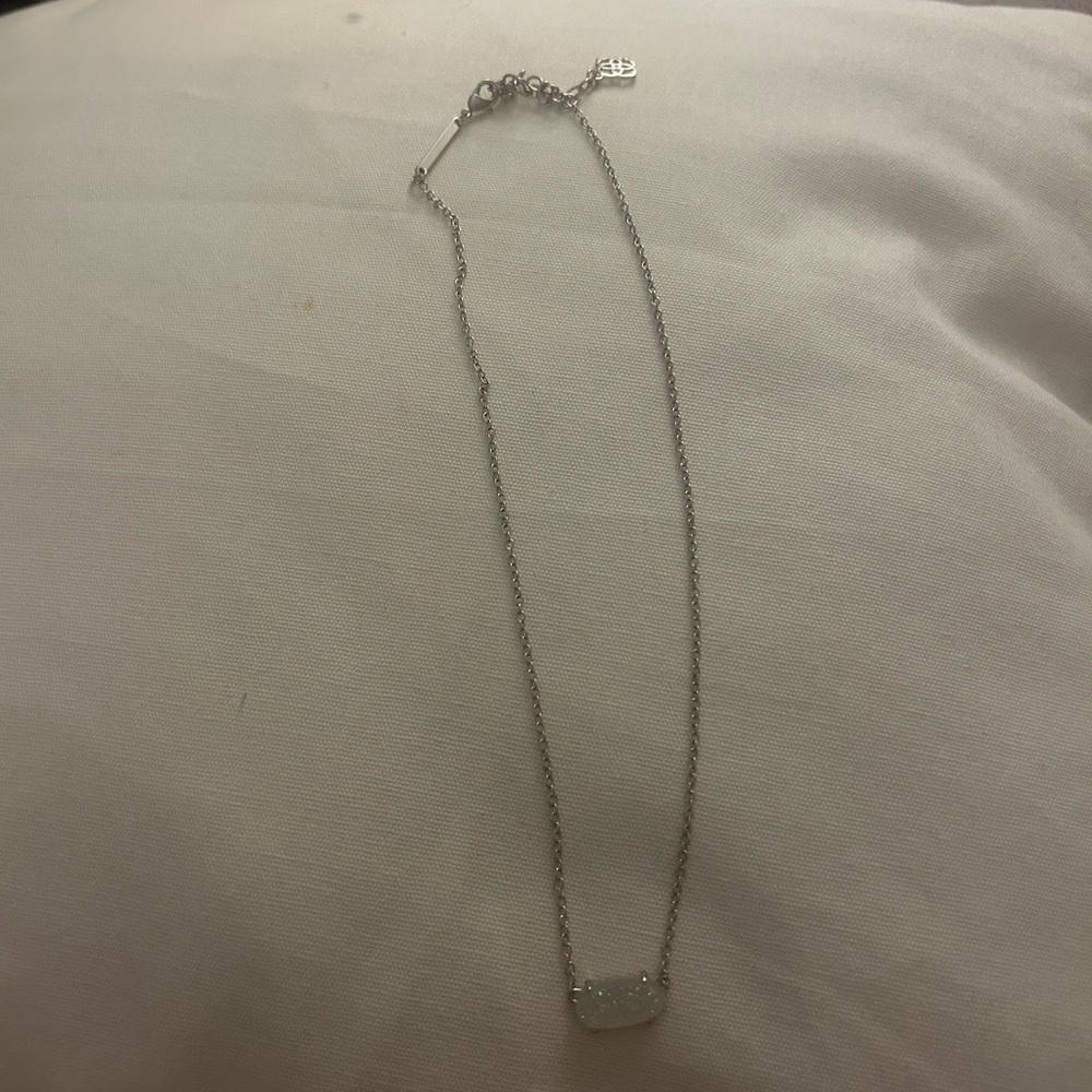 Kendra Scott Silver Pendant Necklace